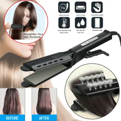 VWidened Panel With Seamlessly Fit Comb : Makes each hair strand is clipped and touched softly without hurting the...