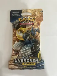 Experience the thrill of opening a new pack of Pokemon cards with this Sun and Moon Unbroken Bonds Booster Pack. This...