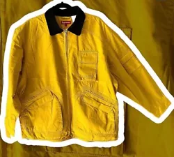 Supreme Utility Jacket Size Large. Brand new 100% authenticColor sulfur.Cotton.