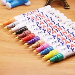Oil-based ink, writing smooth, waterproof, does not fade. 1 x Universal Marker Pen. Cap the pen tightly after use....