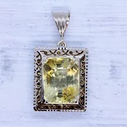 ABSOLUTLY GLEAM 5+ CARAT NATURAL CITRINE. RETRO 1950S ERA. WONDERFUL HIGHEST QUALITY. JUST PART OF MY MOST RECENT...