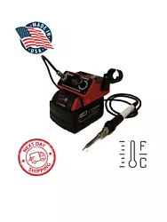 M18 Comparable soldering iron station kit combines a powerful T12 Soldering Iron with an M18 Milwaukee battery system....