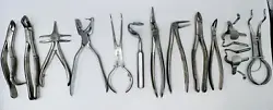 Parkell Co. - Triplex Pliers. Hu Friedy - Adult Cheek Retractor. But Here is what is included in this lot to the best...