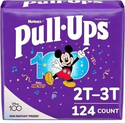 Pull-Ups Boys Potty Training Pants, 2T-3T (16-34 lbs), 124 Count, 4 Packs of 31. Condition is New. Shipped with USPS...