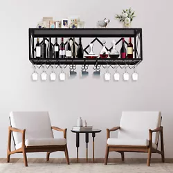 Application It is suitable for use as a wine rack, living room, or bathroom shelf. It is suitable for installation at...