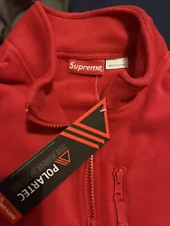 supreme polartec fleece jacket. New I. Bag. Took out to take pics. Ordered wrong size n supreme sold out in minutes .