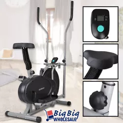 Keep in good shape with our high quality elliptical machine ! Durable structure with 330lbs weight capacity ensuring a...