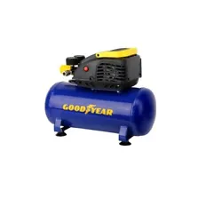 Goodyear, TAW0512. This GOODYEAR Horizontal 3 Gallon Air Compressor has a. 5Hp long lasting Induction Motor. It has an...