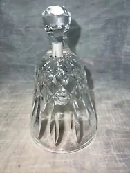 Waterford Cut Crystal Lismore Bell. Signed towards the bottom. Approx 5