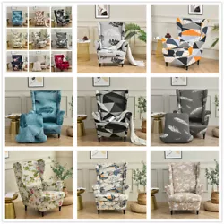 【Full Protect】 The wingback chair cover is made of premium polyester and spandex. New upgraded high quality...