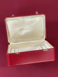 CARTIER Grande Boîte À Bijoux Présentoire Authentique France.   Authentique coffret Cartier   Dimensions 19 x 13 cm ...