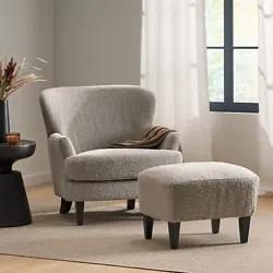 BOUCLE UPHOLSTERY: Made from woven looped fabric, resulting in an iconic nubby look, boucle upholstery embraces soft...