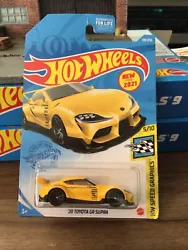 2021 Hot Wheels HW SPEED GRAPHICS 5/10 20 Toyota GR Supra 178/250 (Yellow). Minor card bend on bottom corner. Please...