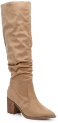 Here is 1 pair of new madden girl jackie boot size 11w tan faux suede. Bring a chic accent to your ensemble with the...