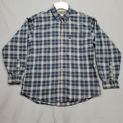 Columbia Sportswear Company  Long Sleeve Plaid Button Down Shirt  Size L  22 inches across Armpit to Armpit 30.5 inches...