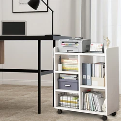 Using plate material, this bookcase is stable and durable enough to ensure a long lifespan. Practical filing cabinet...