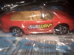UNOPENED Subway Promo Matchbox from 1999-2000. with SUBWAY on side.