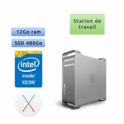 Occasion - Apple Mac Pro Eight Core Xeon - A1186 2180 - 12Go 480Go SSD - MacPro3,1 - Station de Travail. A1186 (EMC...