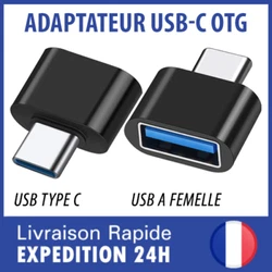 Compatible avec les smartphones : GOOGLE PIXEL 5, 6, 6 Pro, XL, Nexus 5X, Nexus 6P. Avec cet adaptateur OTG de USB C...