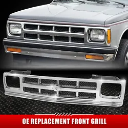 Chevrolet S10 Blazer 1991-1994. Chevrolet S10 1991-1993. 1 X Grille. Grilles not only serves as the centerpiece of your...