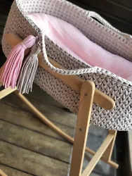 ROCKING STAND. ROCKING STAND FOR BABY MOSES BASKET. The design of the wooden rocking stand is plain and minimalistic,...