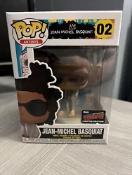 Funko Pop Jean Michel Basquiat #02 NYCC New York Comic Con 2019 Exclusive Minty. NYCC official sticker. Jean Michel...