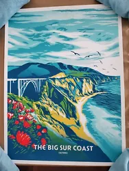 OBEY Shepard Fairey The Big Sur Coast Art Print Poster National Parks. 18 x 24  Not signed or numbered but it is...