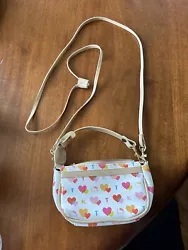 y2k 2003 vintage sanrio hello kitty mini monogram white and rainbow bag purse. Excellent pre- owned condition