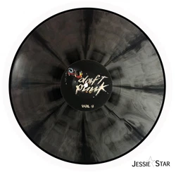 ★ DAFT PUNK - ROBOT ROCK - Vol 9 - COULEUR GRIS CLAIR MARBRE NOIR NEUF RARE - Disque Vinyle Couleur - 33 T - Format...