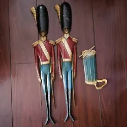Vintage palace guards 1970s Sexton Cast Metal Wall Hangings Large 21