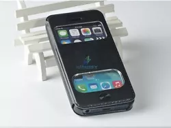 Superbe coque imitation cuir noir compatible Iphone 5 et 5S.