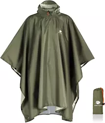 Keep You Dry: Our Anyoo Unisex Adult Rain Poncho will keep you nice and dry, regardless of whether you are hillwalking...