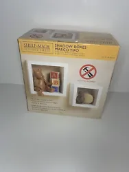 Shelf Made Instant Shelf Shadow Boxes No Tools Required. Basically brand new. Shelf is still wrapped in plastic with...
