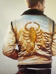 Drive Scorpion Ivory Jacket. 1 x (Drive Scorpion Jacket). 100% Authentic Satin Material. Silk polyester Lining. Change...