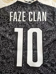 FaZe Clan x Takashi Murakami Jersey Black Size M NEW. Has tags / NEVER WORN