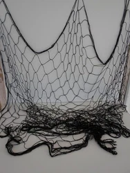 Decorative Fish Netting. Made of 100% cotton. 4 ft x 12 ft (Black).