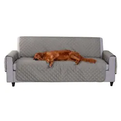 Furhaven Water-Resistant & Reversible Sofa/Couch Cover Protector for Dogs, Cats, & Children - Two-Tone Pinsonic Quilted...