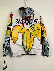 Members Only x Jean-Michel Basquiat Windbreaker Jacket large Mens Multi NWTPlease see photos for details on condition...