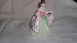 This is Sara from the royal doulton minature collection, marked HN3219 by designee Peggy Davies, 4