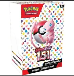 1x Display - Pokémon 151 - FR - 6 Boosters - Scellé.  1 pack de 6 booster neuf sous blister.  Carte FR