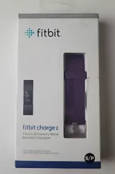 Genuine Fitbit Charge 2 Classic Accessory Band Plum/Purple Small S/P New/Sealed.