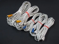 (5) Bose Lifestyle white Jewel Cube Speaker Wires,535/525/V35/V25/T20/T10/V30/V20/V10. it. what you see in the picture...