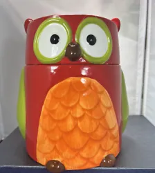 TAG Ceramic Owl Cookie Jar New 29.99.