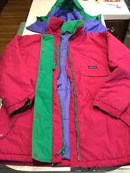 VTG 90s Patagonia Ladies Parka Sz 12 Pink Jacket Coat Rad Ski Zip Hood Women. Condition is Pre-owned. Shipped with USPS...
