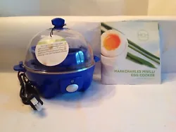 MARKCHARLES MISILLI EGG COOKER. Comes with welcome booklet that contains directions for use. The booklet also contains...