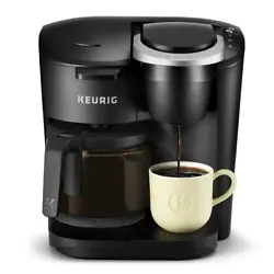 Keurig K-Duo Essentials Single Serve Pod Carafe Coffee Maker 5000204976 - Black.