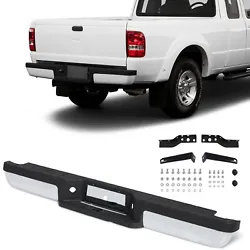 Fit For 1993-2011 Ford Ranger. 1× New Rear Bumper As Shown In Pictures. Do not provide pick-up service. Upgrade your...