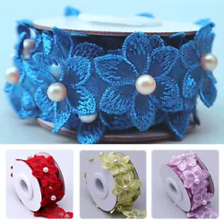 Material: organza. List: 1 roll flower ribbon. Color: white/black/red/yellow/blue/purple/pink. Due to the difference in...