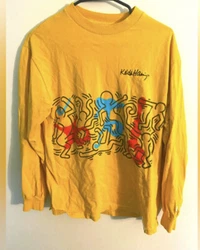 This mens graphic T-shirt by Diamond Supply Co. features an eye-catching design in yellow color with embroidered...