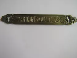 This is a detailed, durable sign.